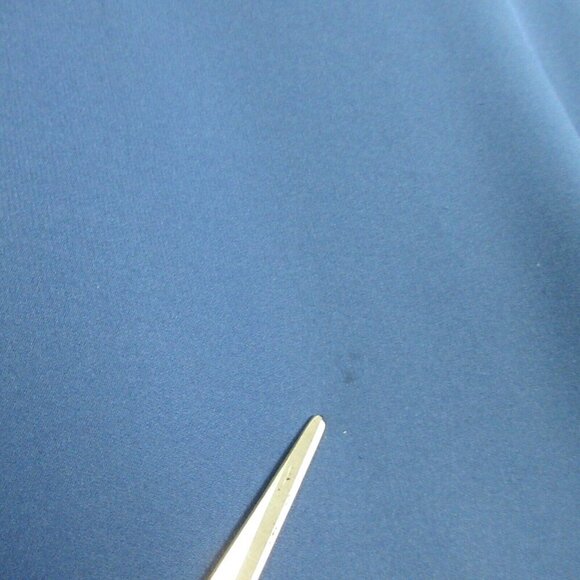 Diane Von Furstenberg Front Tie Overlapping Silk Mini Dress Ruched 8 Blue 278 - Picture 7 of 14